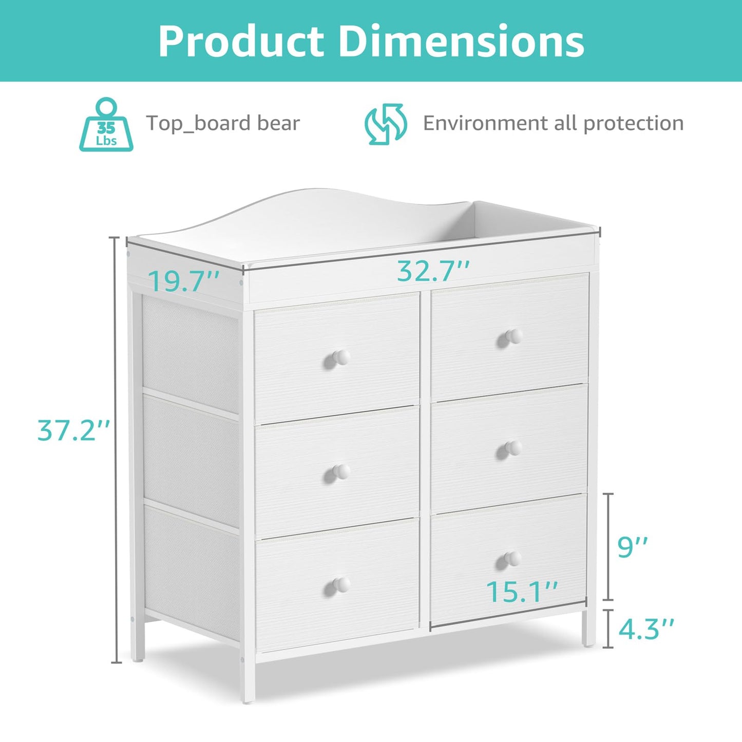 White Changing Table