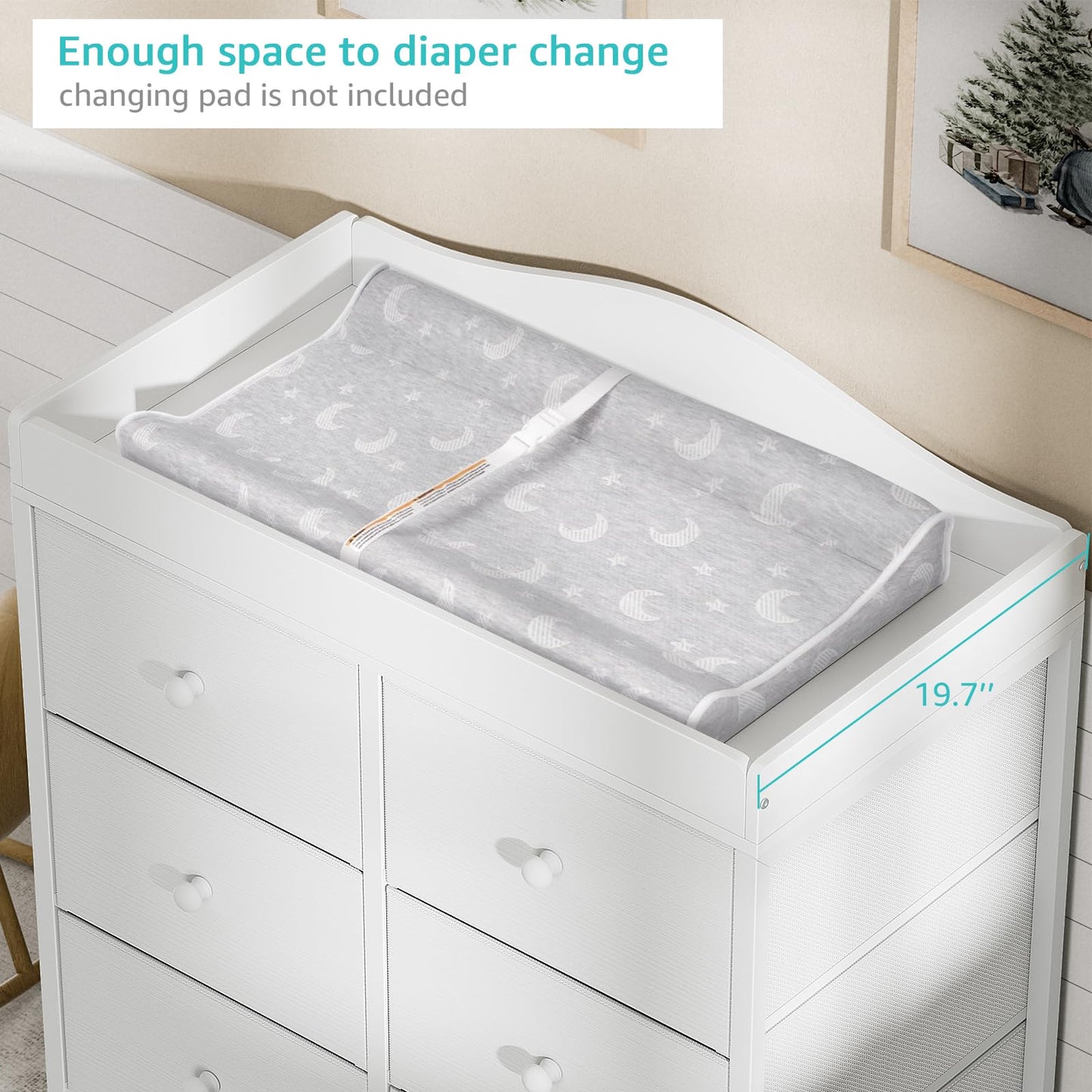 White Changing Table