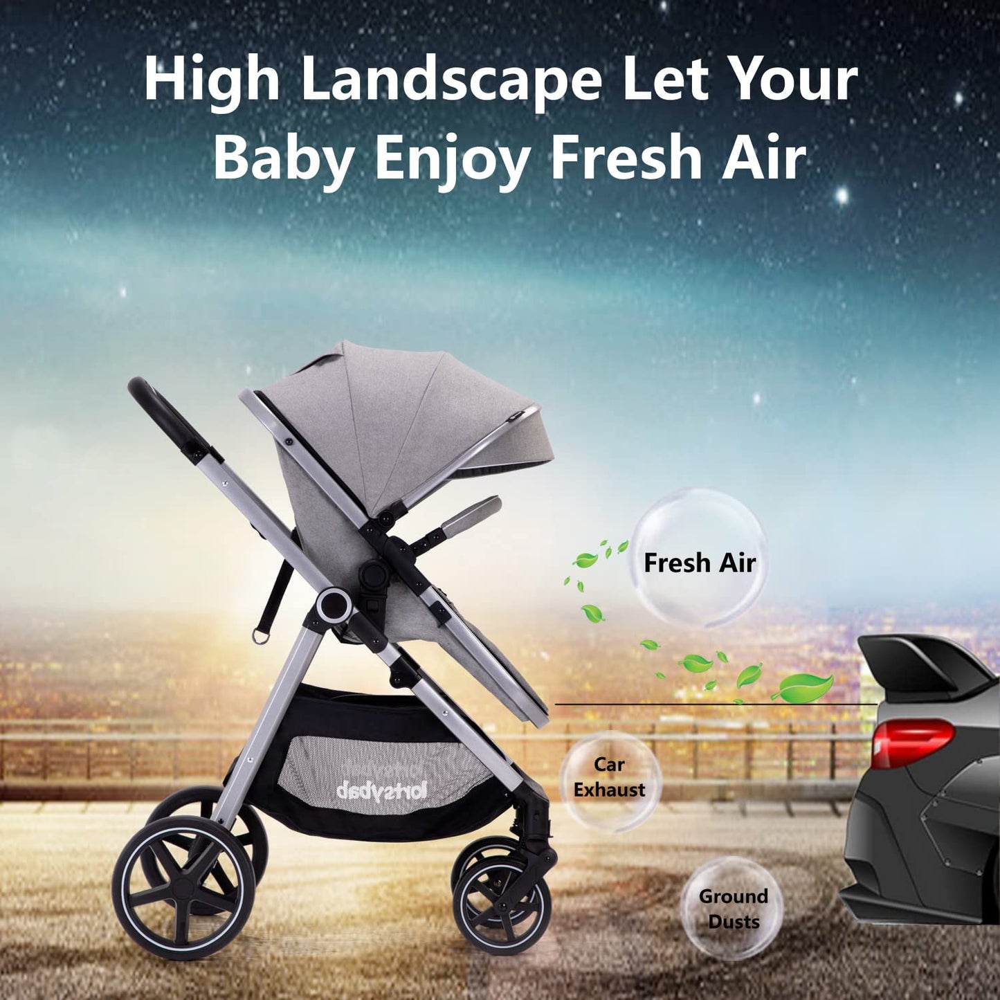 Folding Infant Newborn Pram Stroller