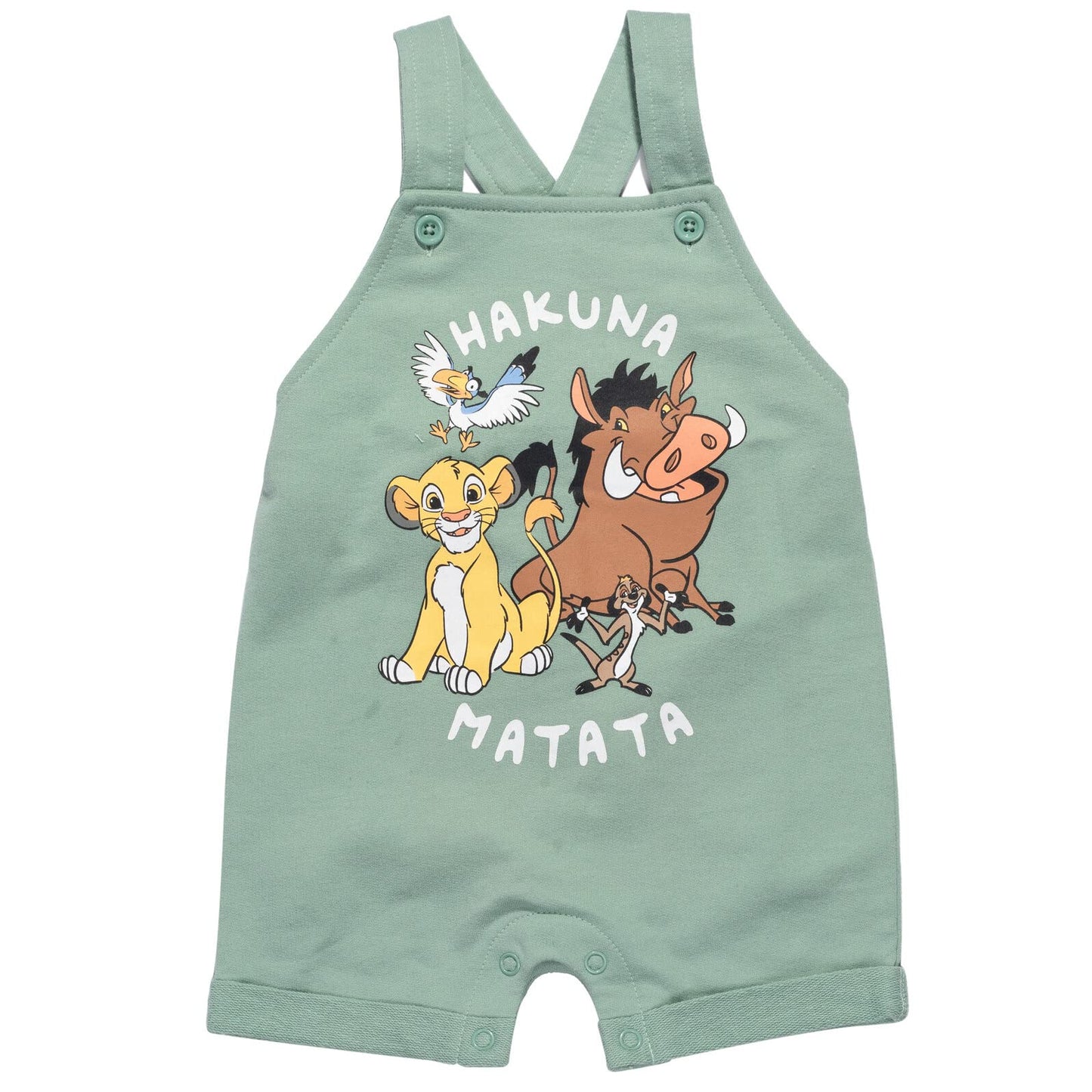 Baby Boys Short Overalls