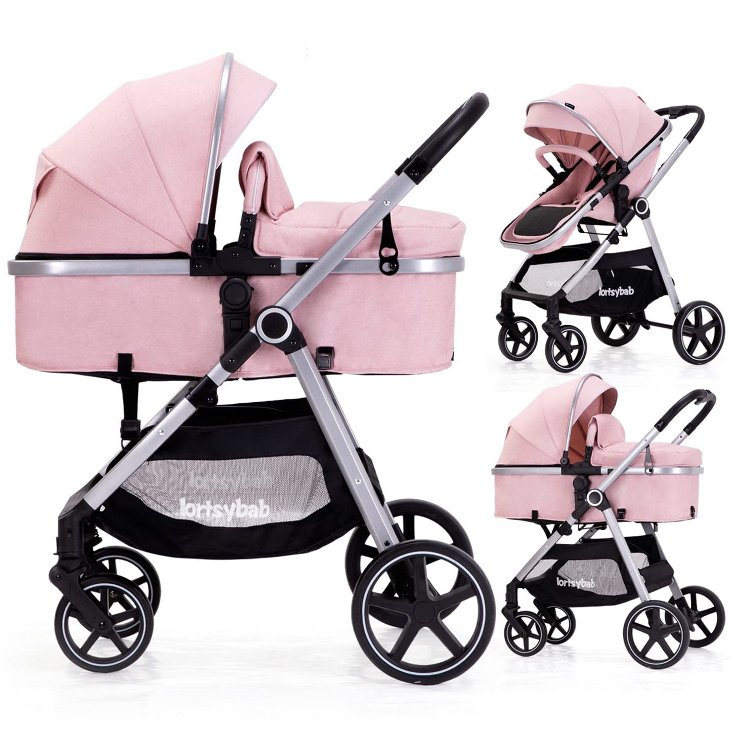 Baby Stroller with Bassinet Mode