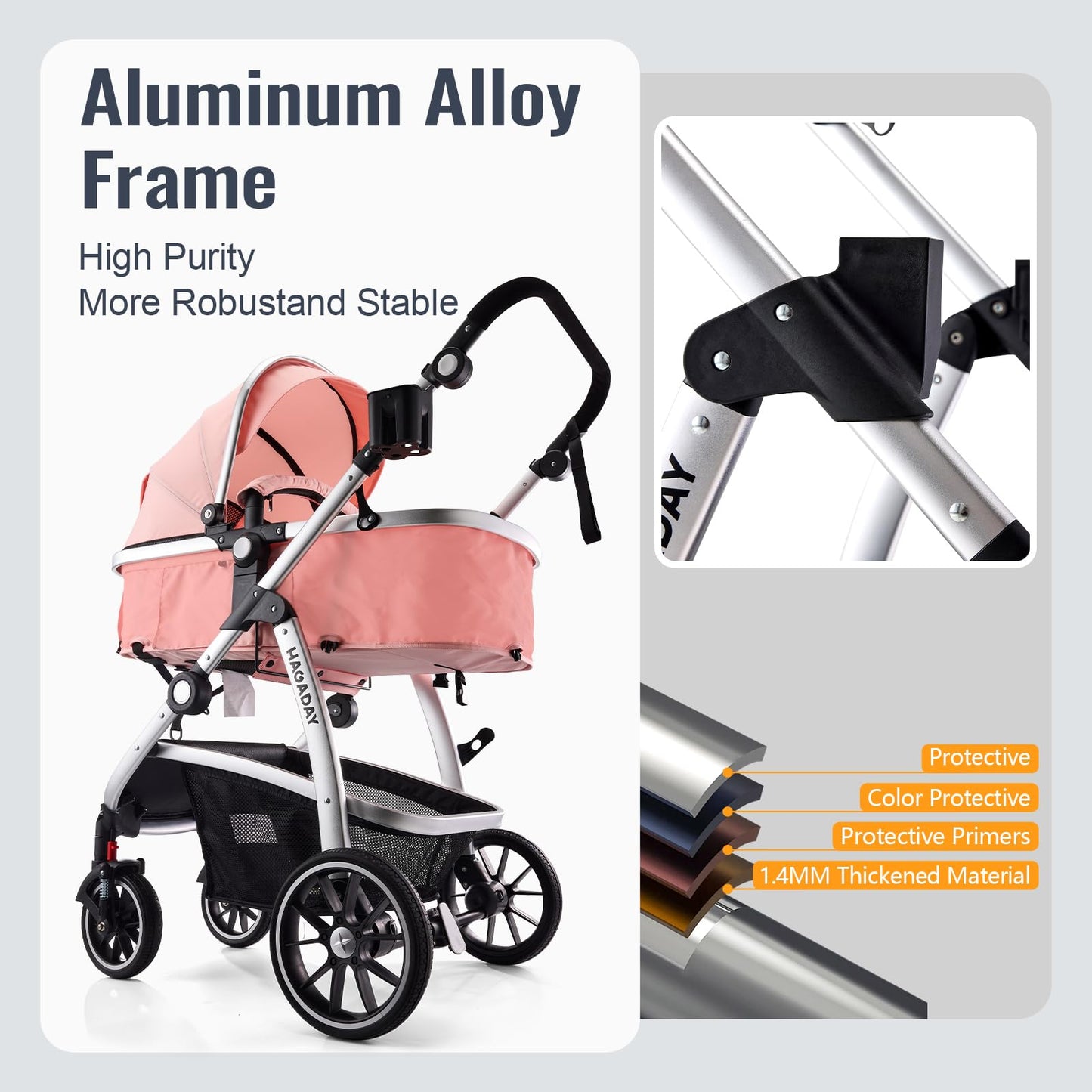 Newborn Stroller Pink