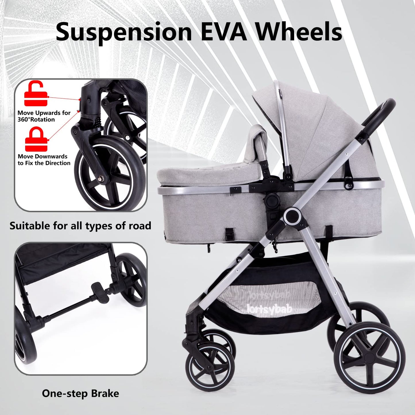 Folding Infant Newborn Pram Stroller