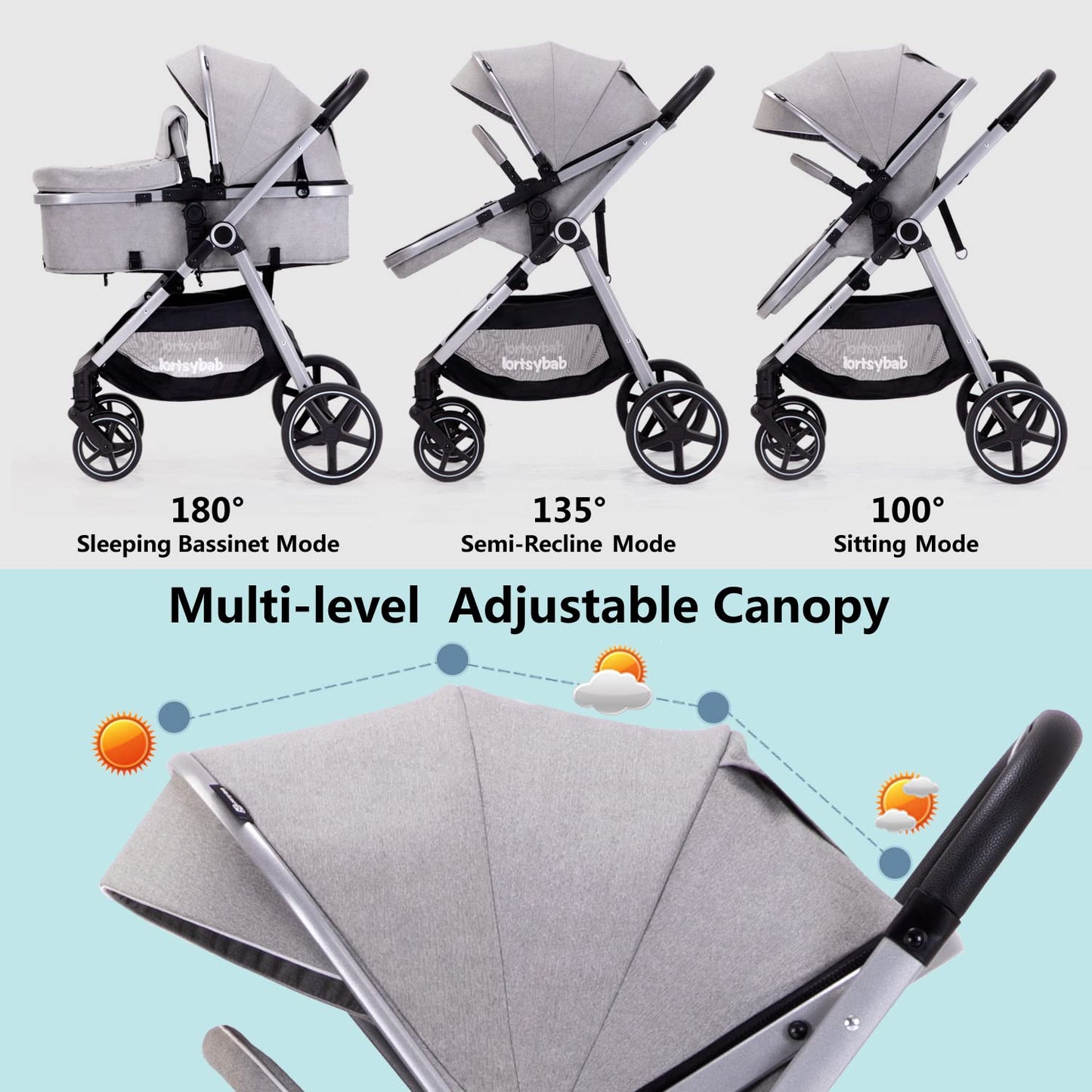 Folding Infant Newborn Pram Stroller