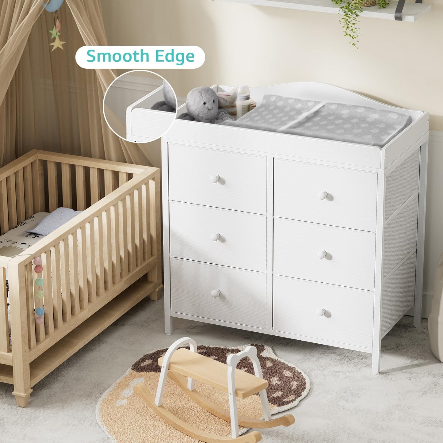 White Changing Table