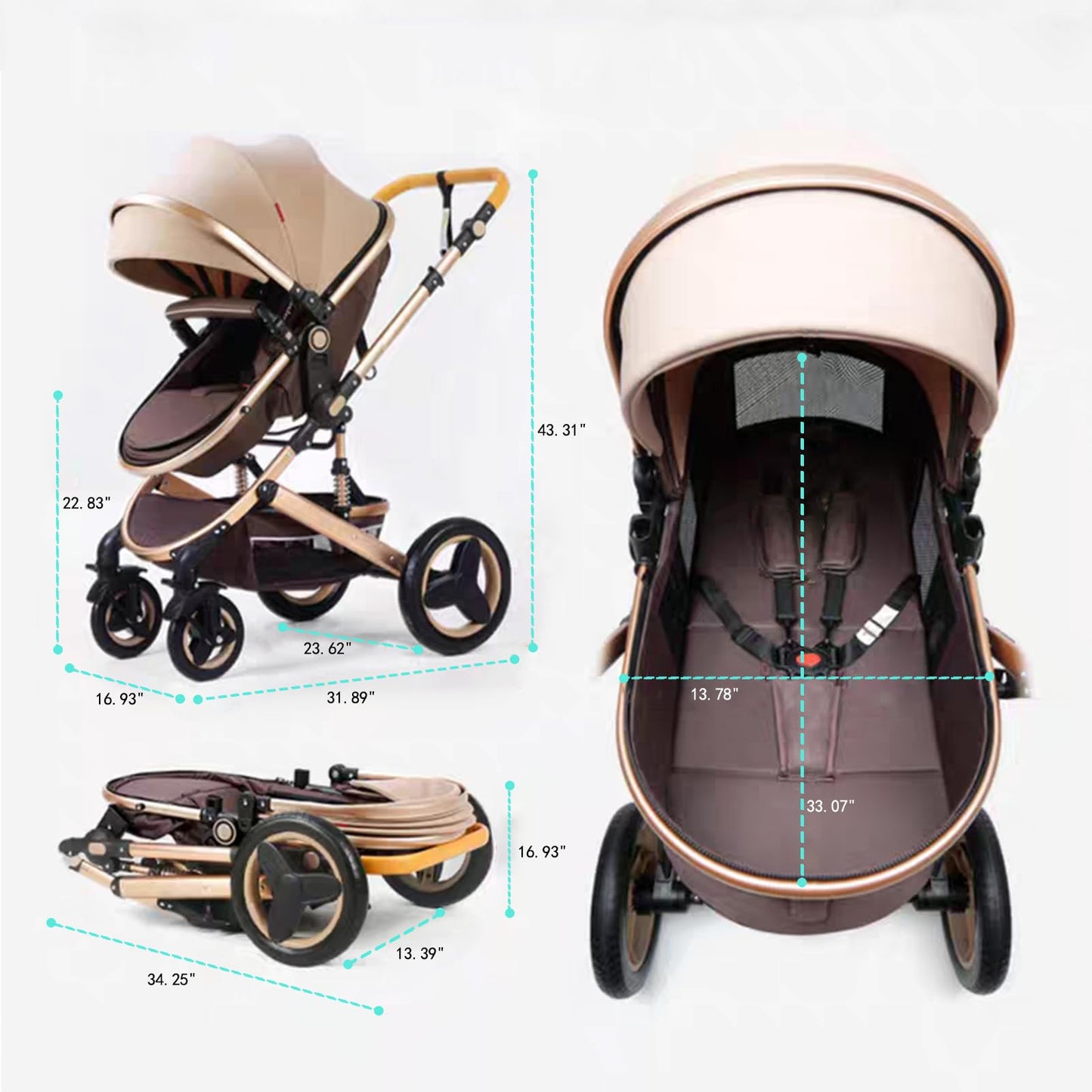 Foldable Infant Stroller