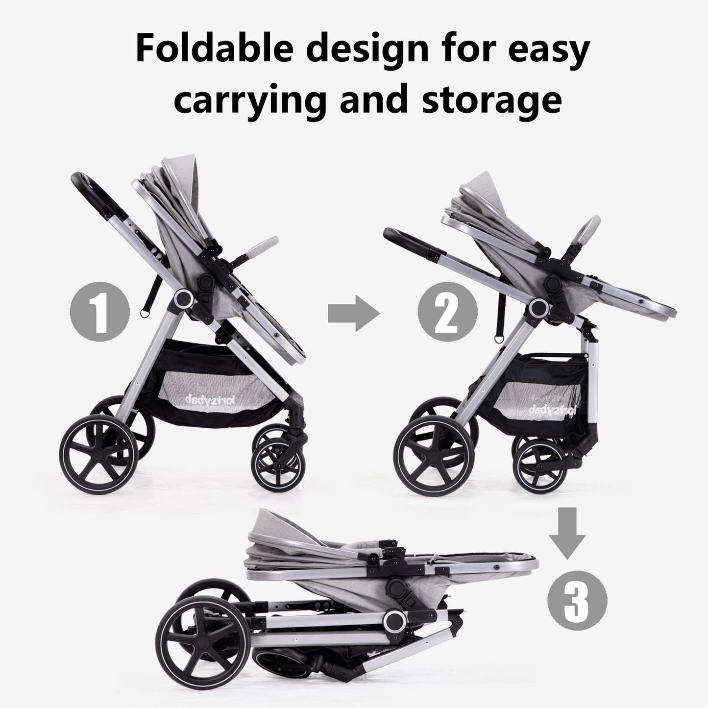 Folding Infant Newborn Pram Stroller