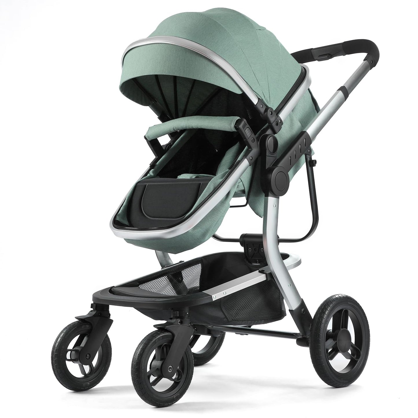 Convertible Baby Stroller Green