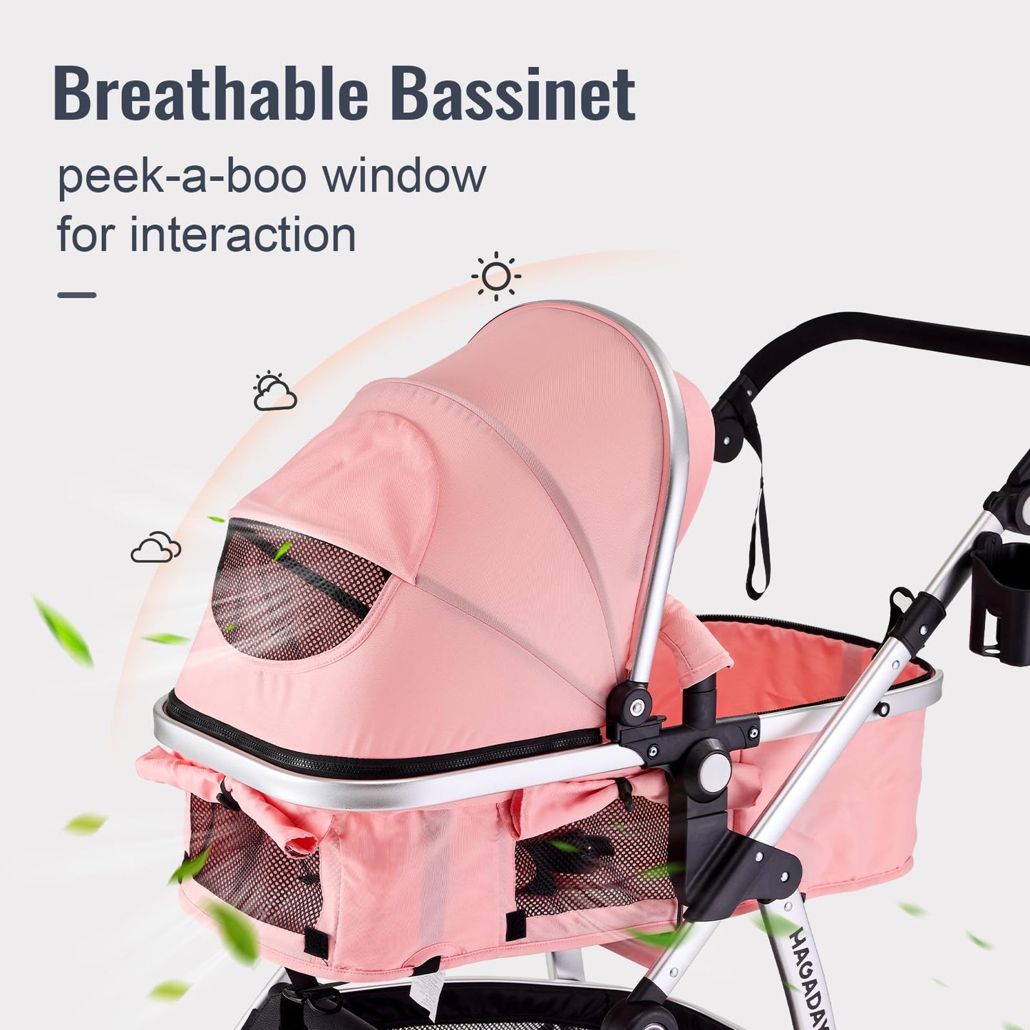 Newborn Stroller Pink