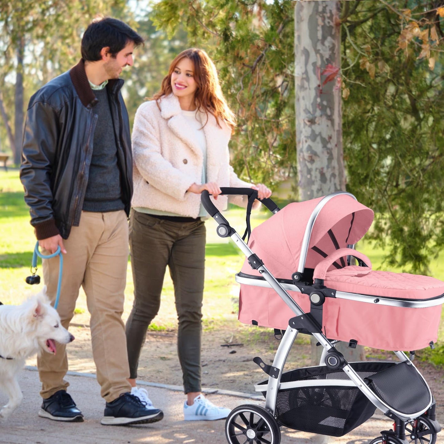 Newborn Stroller Pink