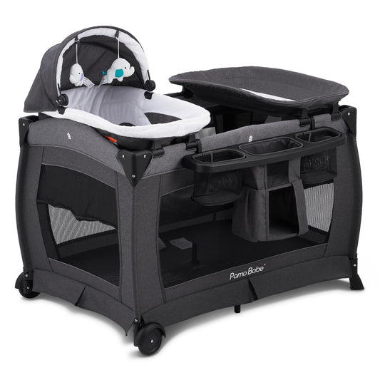 Nursery Portable Playpen Black