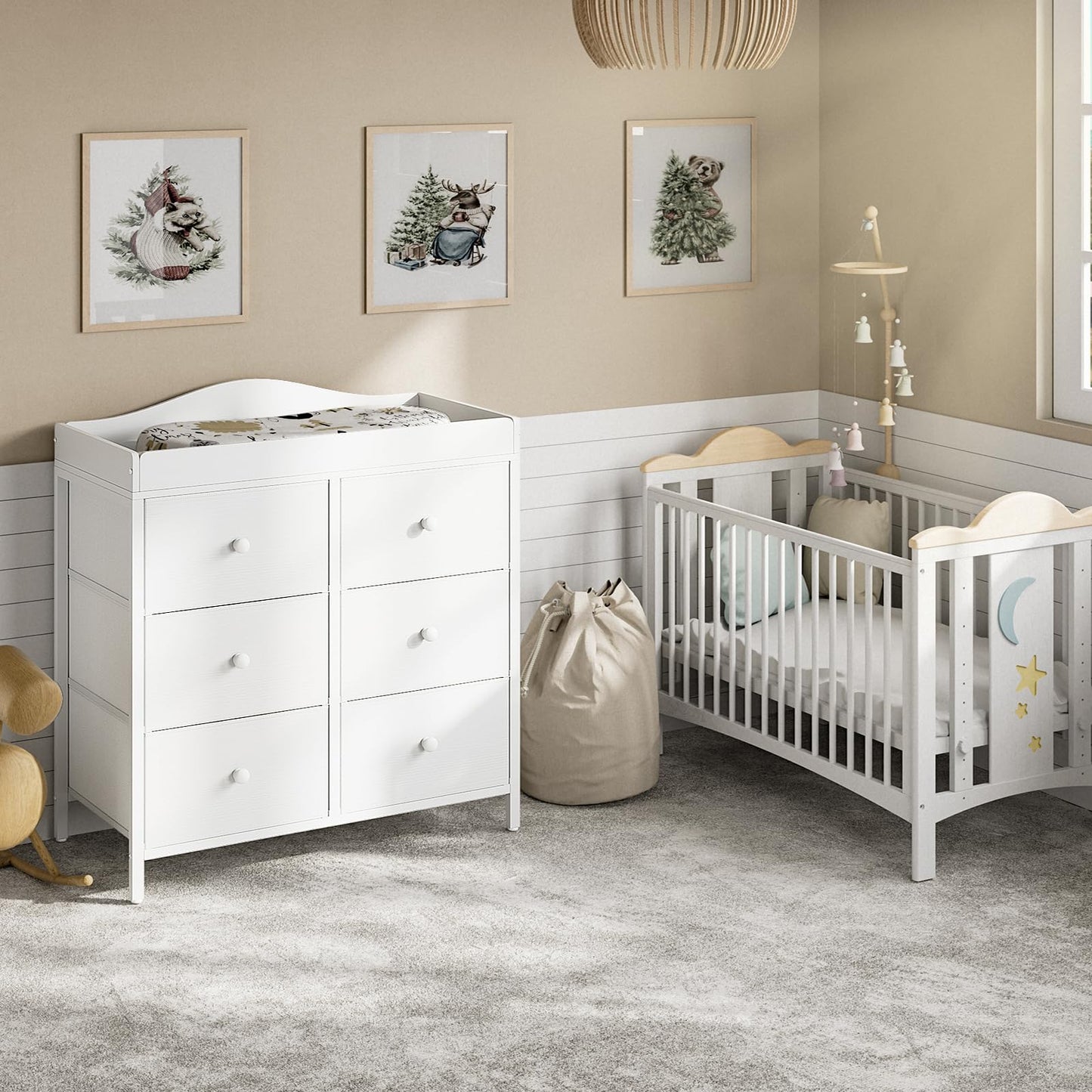 White Changing Table