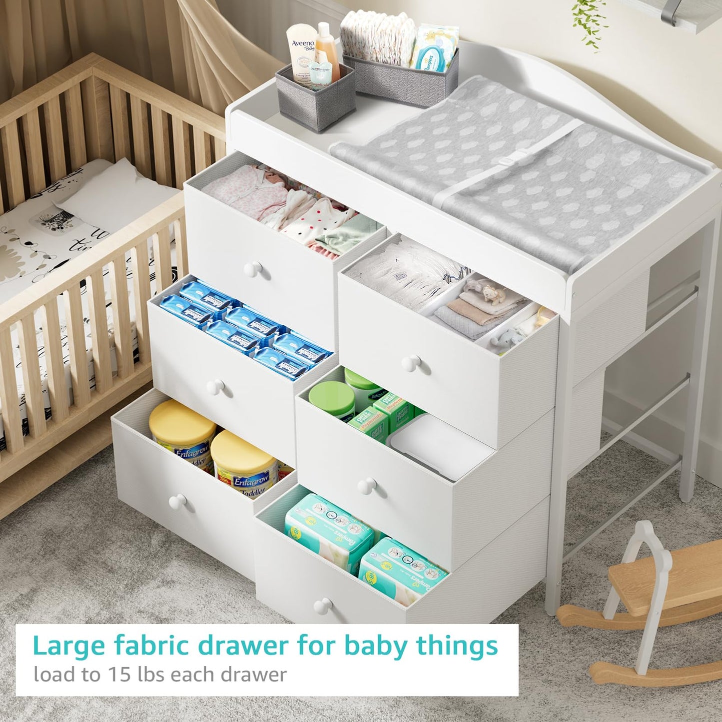 White Changing Table