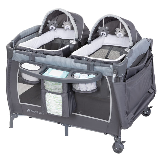 Playard untuk Twins Cozy Grey